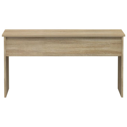 Mesa de Centro Beira Elevatória de 102 cm - Carvalho - Design Moderno