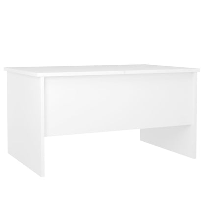 Mesa de Centro Guarda Elevatória - Branco - Design Moderno