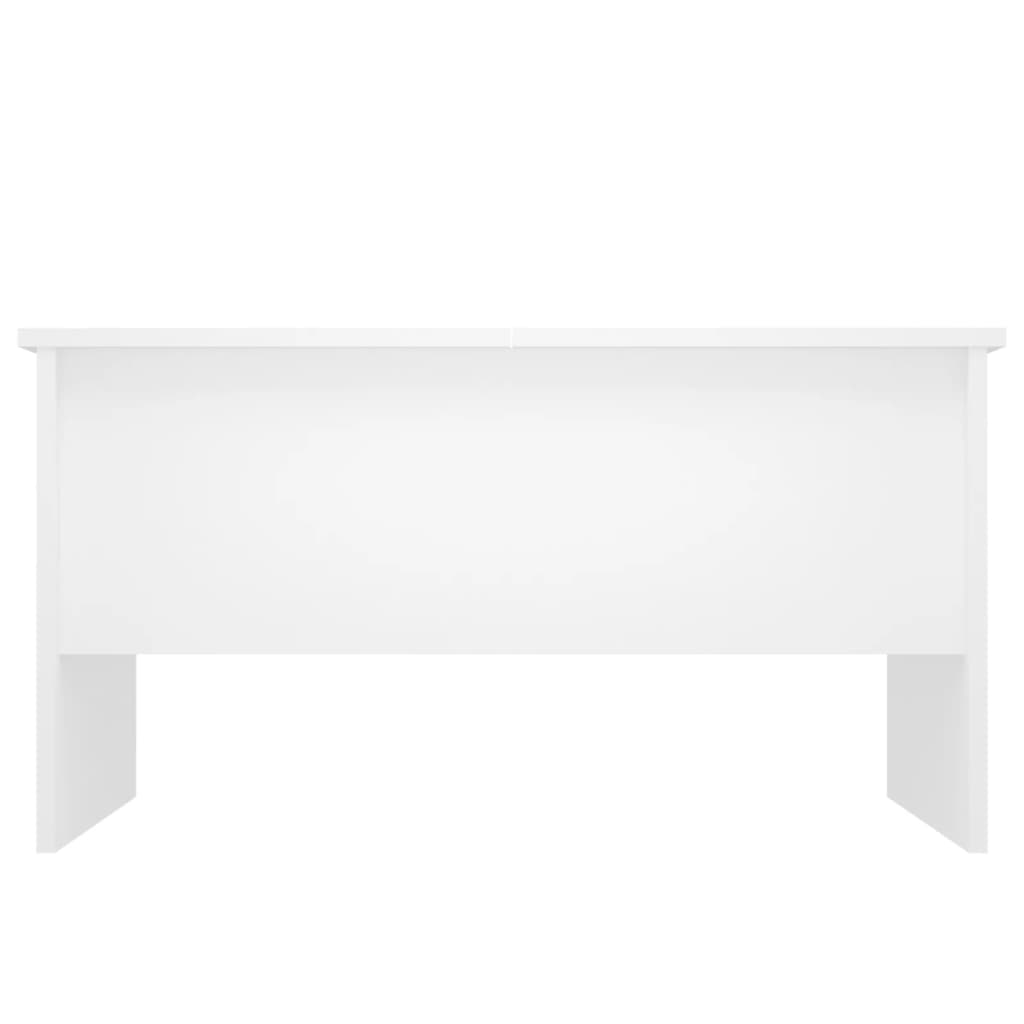 Mesa de Centro Guarda Elevatória - Branco - Design Moderno