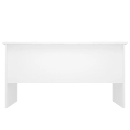 Mesa de Centro Guarda Elevatória - Branco - Design Moderno