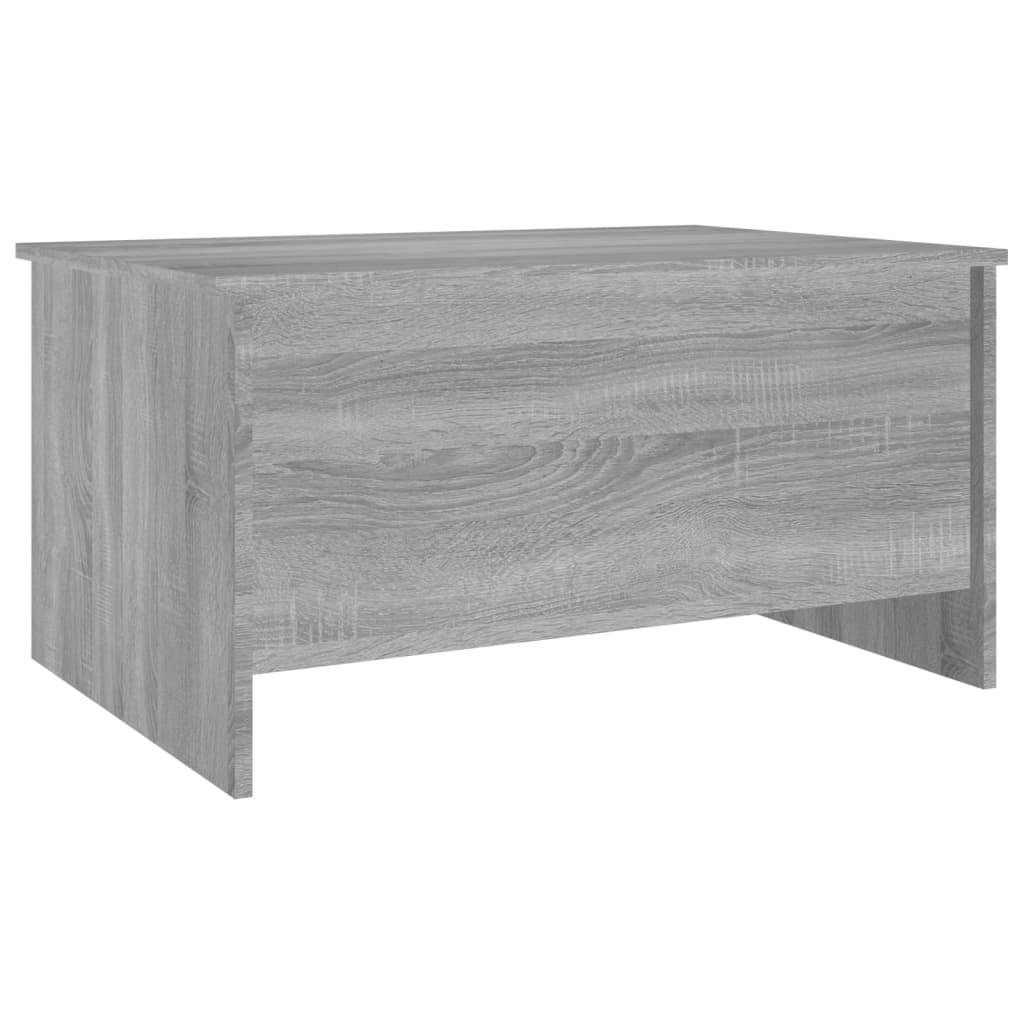 Mesa de Centro Beira Elevatória de 80 cm - Cinzento - Design Moderno