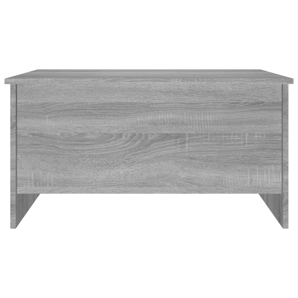 Mesa de Centro Beira Elevatória de 80 cm - Cinzento - Design Moderno