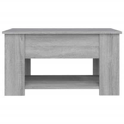 Mesa de centro 79x49x41cm derivados de madeira cinzento sonoma