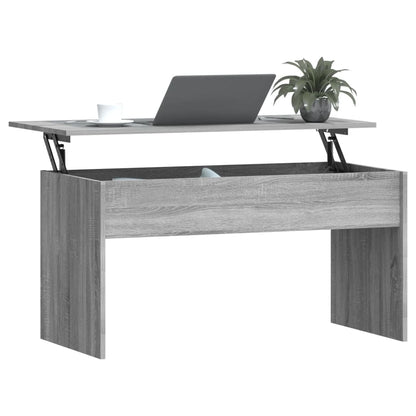 Mesa de Centro Beira Elevatória de 102 cm - Cinzento - Design Moderno