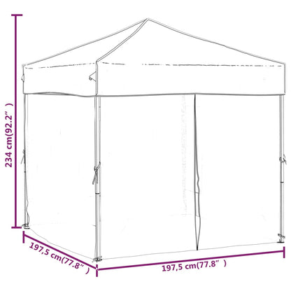 Tenda Dobrável Pop-Up Paddock Profissional Impermeável - 2x2 m - Antracite