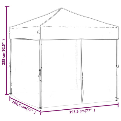 Tenda Dobrável Pop-Up Paddock Profissional Impermeável - 2x2 m - Branco