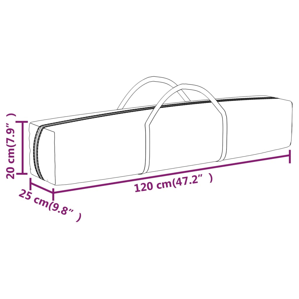 Tenda para festas dobrável 3x3 m azul