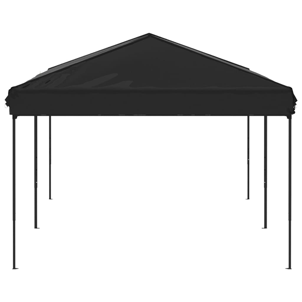 Tenda para festas dobrável 3x6 m preto