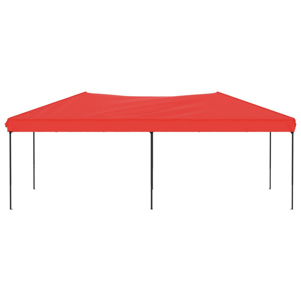 Tenda para festas dobrável 3x6 m vermelho