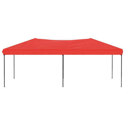 Tenda para festas dobrável 3x6 m vermelho