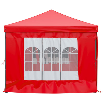 Tenda Dobrável Pop-Up Paddock Profissional Impermeável - 3x6 m - Vermelho