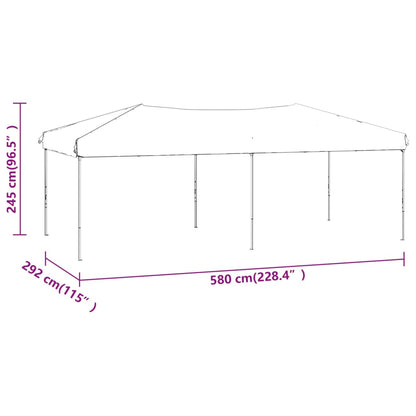 Tenda Dobrável Pop-Up Paddock Profissional Impermeável - 3x6 m - Vermelho