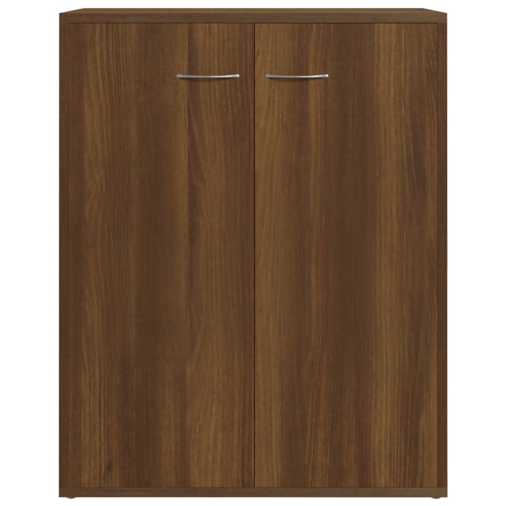 Aparador Label com 2 Portas de 60 cm - Castanho - Design Moderno