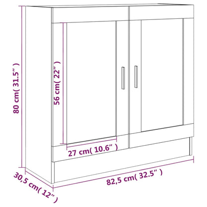 Vitrine Real de 80cm - Madeira Rústica - Design Moderno