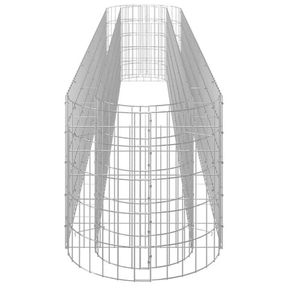 Canteiro elevado/cesto gabião 330x50x50 cm ferro galvanizado