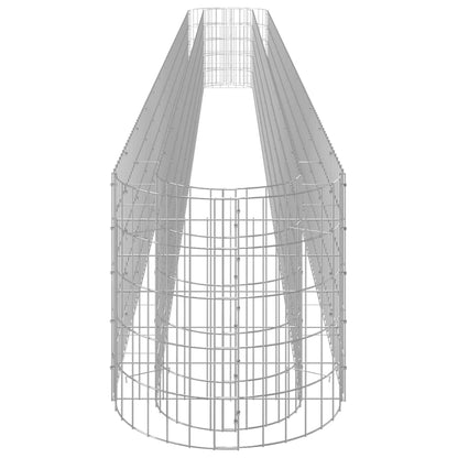 Canteiro elevado/cesto gabião 540x50x50 cm ferro galvanizado