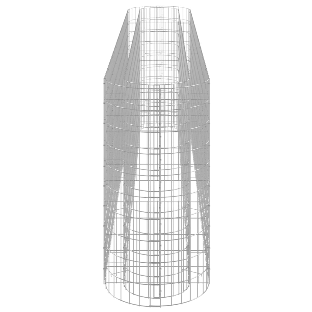 Canteiro elevado/cesto gabião 330x50x100 cm ferro galvanizado