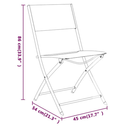 5 pcs conjunto de jantar para jardim cinzento e preto