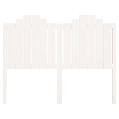 Cabeceira de cama 141x4x110 cm pinho maciço branco