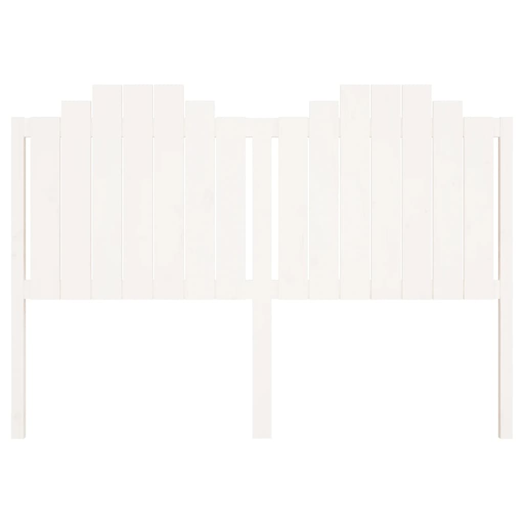 Cabeceira de cama 156x4x110 cm pinho maciço branco