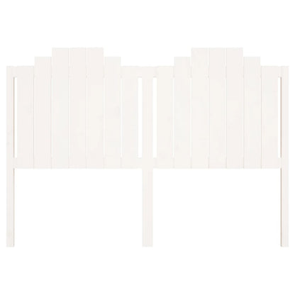 Cabeceira de cama 156x4x110 cm pinho maciço branco