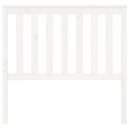 Cabeceira de cama 106x6x101 cm pinho maciço branco