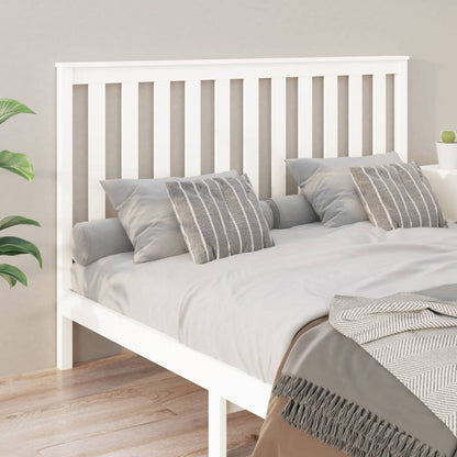 Cabeceira de cama 156x6x101 cm pinho maciço branco