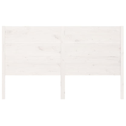 Cabeceira de cama 156x4x100 cm pinho maciço branco