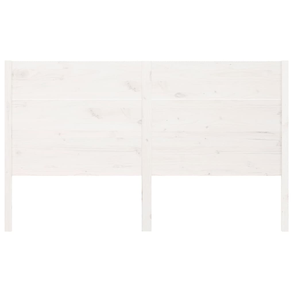 Cabeceira de cama 186x4x100 cm pinho maciço branco