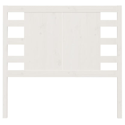 Cabeceira de cama 96x4x100 cm pinho maciço branco