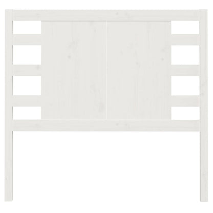 Cabeceira de cama 106x4x100 cm pinho maciço branco