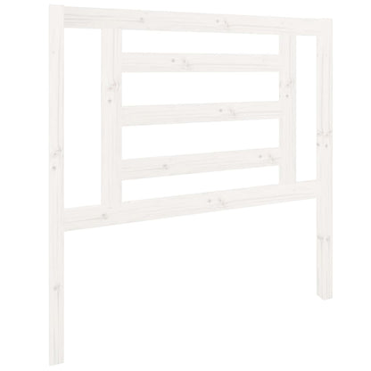 Cabeceira de cama 96x4x100 cm pinho maciço branco