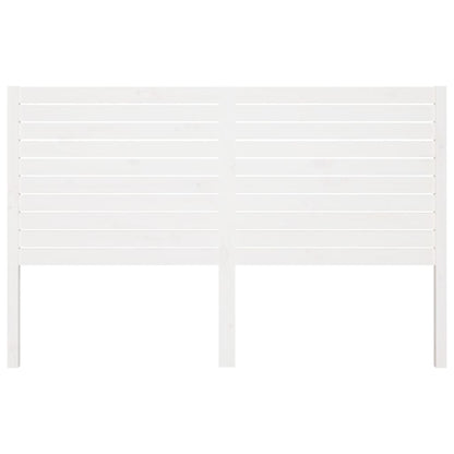 Cabeceira de cama 141x4x100 cm pinho maciço branco