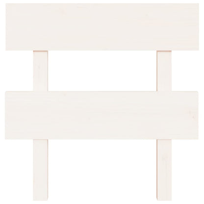 Cabeceira de cama 103,5x3x81 cm pinho maciço branco