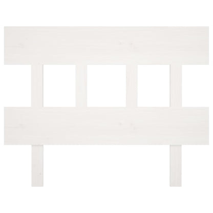 Cabeceira de cama 93,5x3x81 cm pinho maciço branco