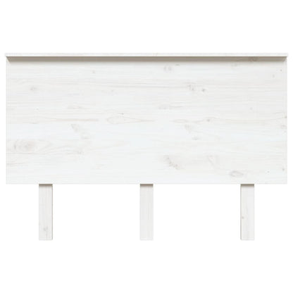 Cabeceira de cama 124x6x82,5 cm pinho maciço branco