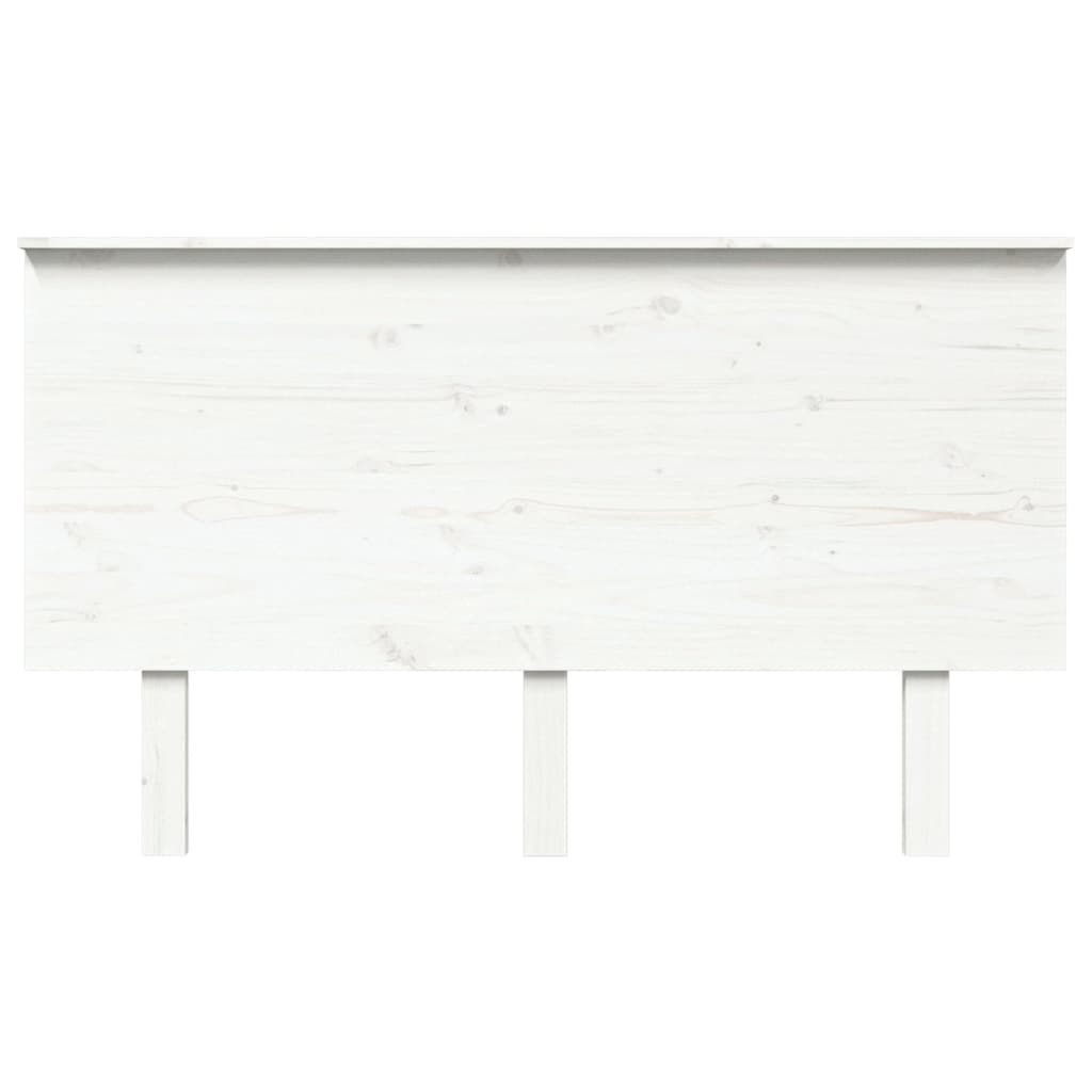 Cabeceira de cama 139x6x82,5 cm pinho maciço branco