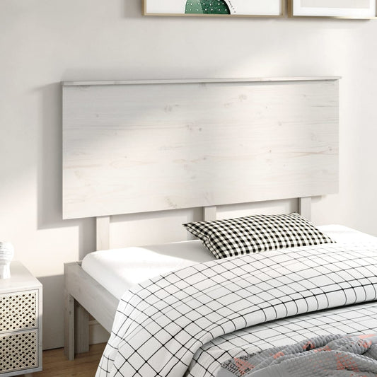 Cabeceira de cama 139x6x82,5 cm pinho maciço branco