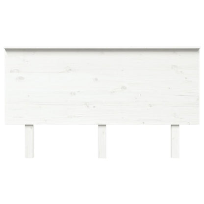 Cabeceira de cama 144x6x82,5 cm pinho maciço branco