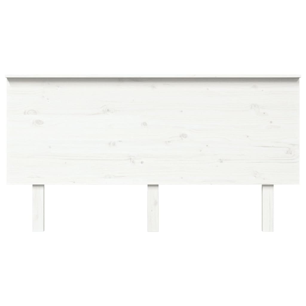 Cabeceira de cama 154x6x82,5 cm pinho maciço branco