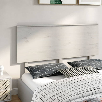 Cabeceira de cama 154x6x82,5 cm pinho maciço branco