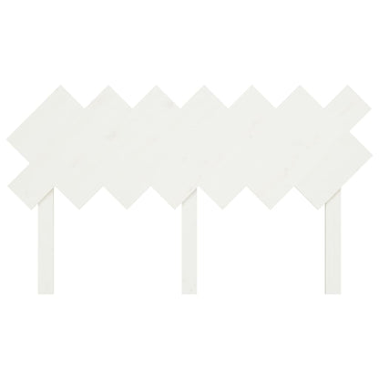 Cabeceira de cama 151,5x3x81 cm pinho maciço branco