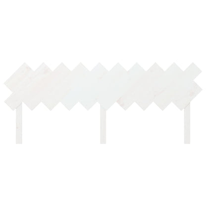 Cabeceira de cama 196x3x80,5 cm pinho maciço branco