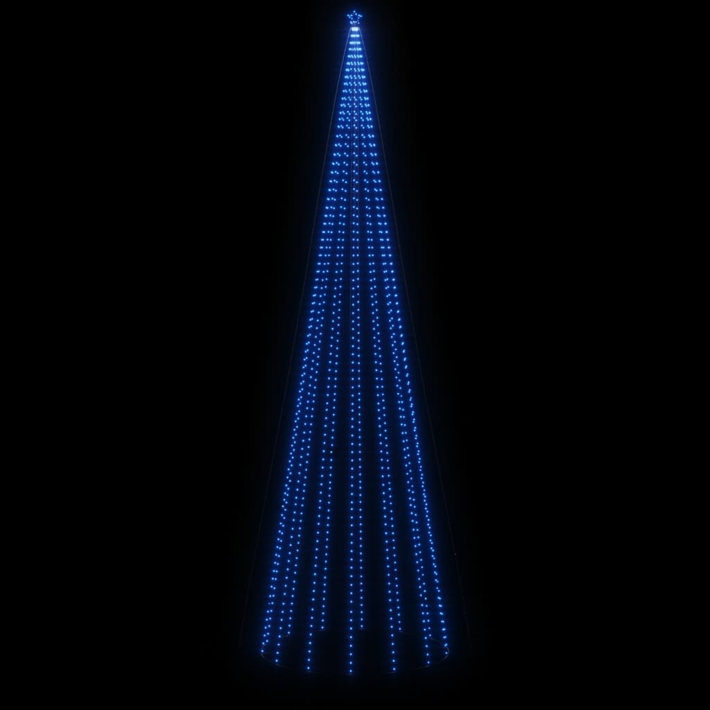 Árvore de Natal em cone 1134 LEDs 230x800 cm azul