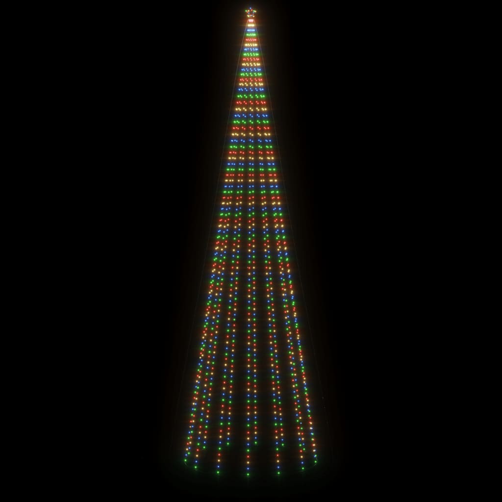 Árvore de Natal em cone 1134 LEDs 230x800 cm colorido