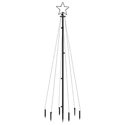 Árvore de Natal com espigão 108 luzes LED 180 cm colorido