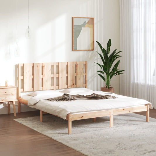 Estrutura de cama king 150x200 cm madeira maciça