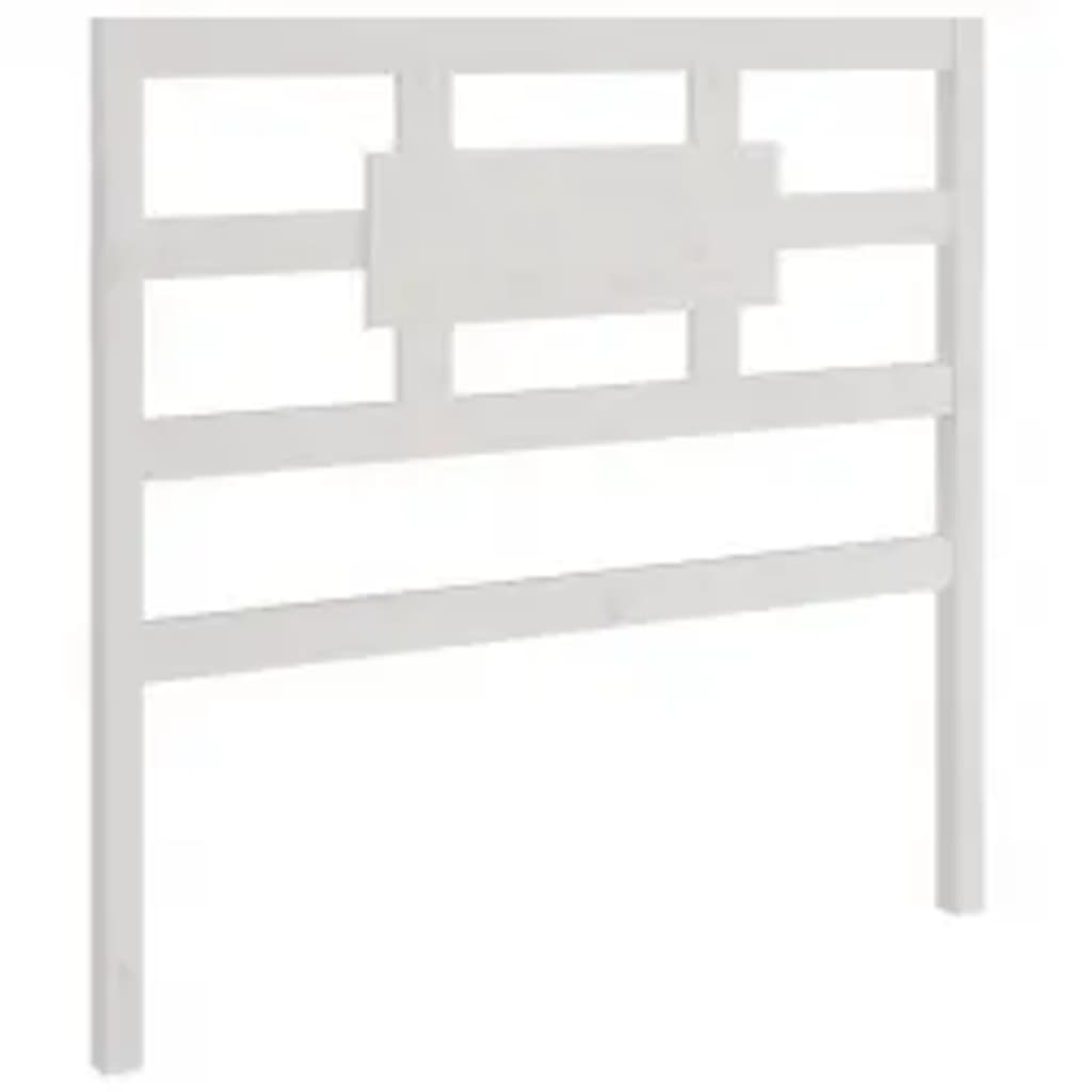 Estrutura cama de solteiro 90x190 cm madeira maciça branco