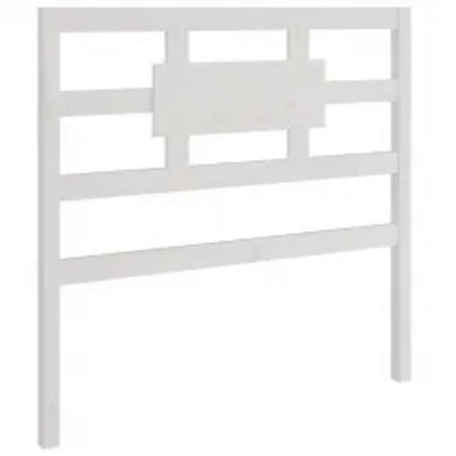 Estrutura cama de solteiro 90x190 cm madeira maciça branco