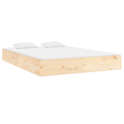 Estrutura de cama king 150x200 cm madeira maciça